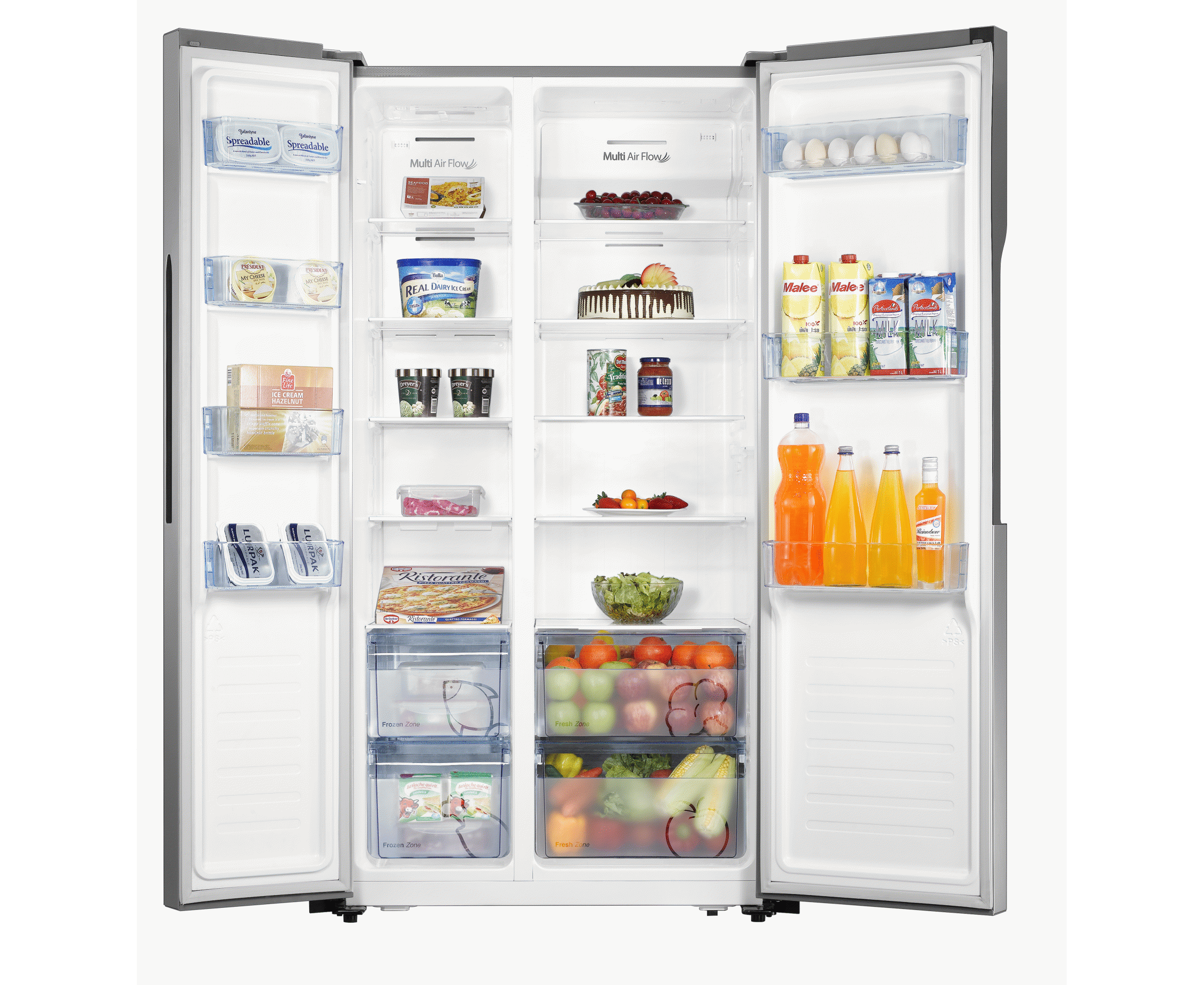 Hisense Side by Side 516L Refrigerator REF 67WS-2