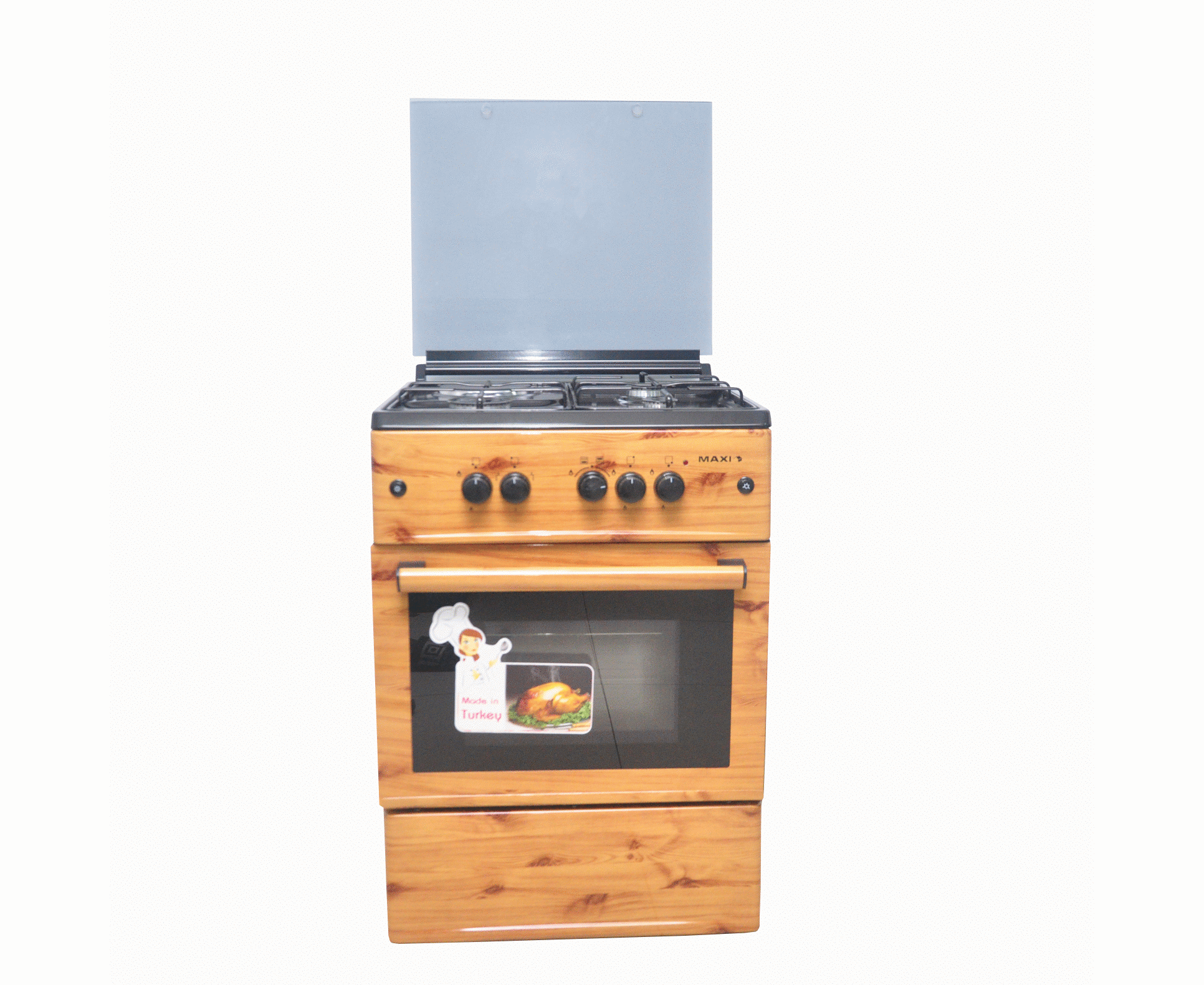 MAXI Gas Cooker 60 by 60 (3+1) MAXI 6060 TR 31 IGL WD
