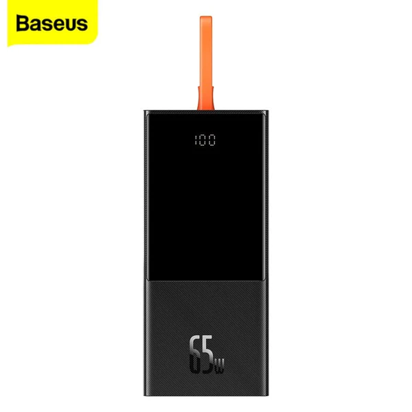Baseus Elf Digital Display Fast Charging Power Bank 200000mAh 65W - Black