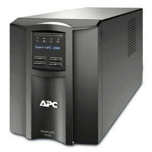 APC Smart-UPS, Line Interactive, 1500VA, Tower, 230V, 8x IEC C13 outlets, SmartConnect Port+SmartSlot, AVR, LCD