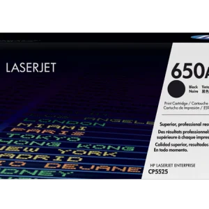HP 650A Black Original LaserJet Toner Cartridge