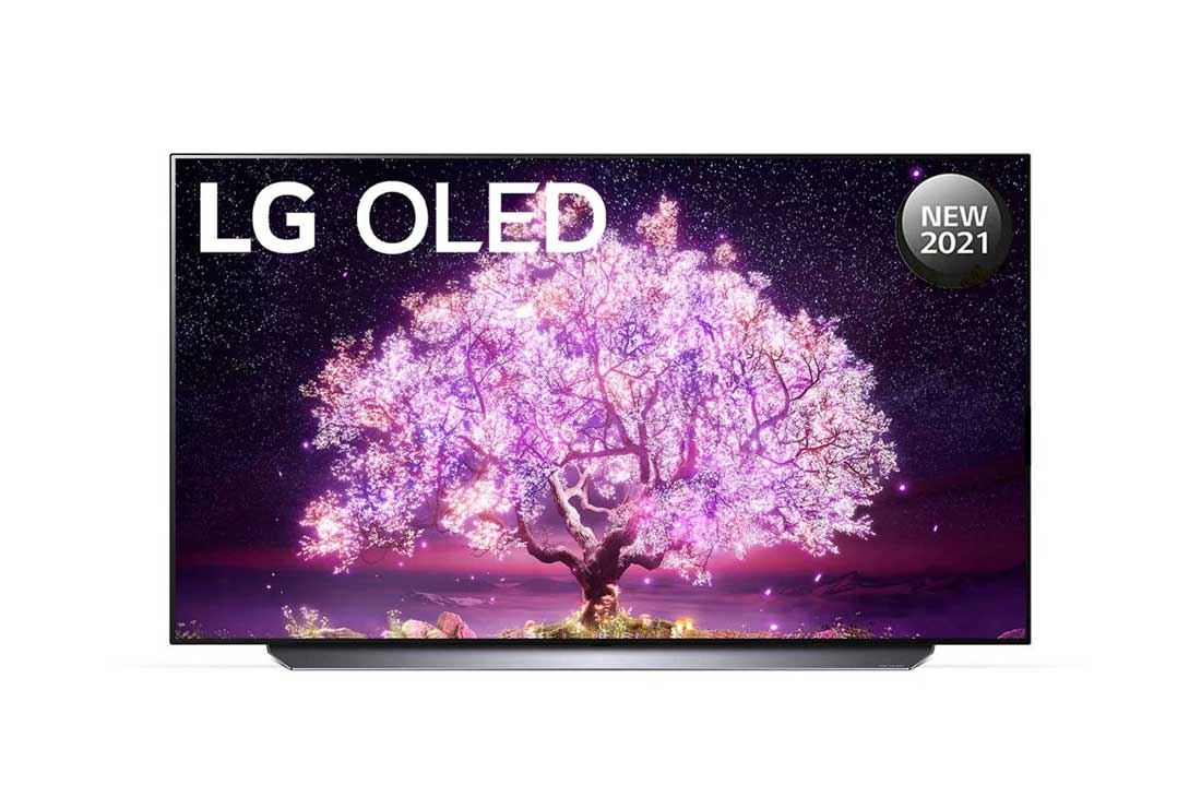 LG OLED TV 48 Inch C1 Series Cinema Screen Design 4K Cinema HDR webOS Smart with ThinQ AI Pixel Dimming (2021)