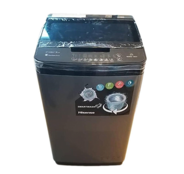 Hisense 8kg Top Loader Automatic Washing Machine (silver) | WM 802WTJA